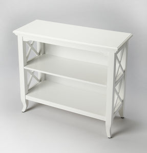 Butler Specialty Company Glossy White Newport Bookcase