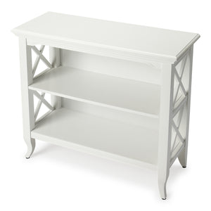 Butler Specialty Company Glossy White Newport Bookcase