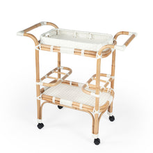 Load image into Gallery viewer, Butler Specialty Company Selena Bar Cart- Glossy White