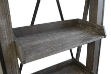 Load image into Gallery viewer, OS Home and Office Furniture Industrial Open Ladder Bookcase in Washed Driftwood Finish