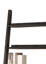 Load image into Gallery viewer, Benzara Cappuccino Ladder Bookcase With 4 Storage Drawers