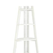 Load image into Gallery viewer, Benzara White Ladder Bookshelf