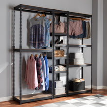 Load image into Gallery viewer, Modern And Contemporary Black Metal 10-Shelf Closet Storage Organizer