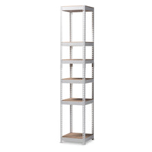 Load image into Gallery viewer, Modern And Contemporary White Metal 5-Shelf Closet Organizer