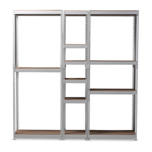 Load image into Gallery viewer, Modern And Contemporary White Metal 10-Shelf Closet Organizer