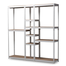 Load image into Gallery viewer, Modern And Contemporary White Metal 10-Shelf Closet Organizer